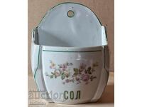 Bol de sare din portelan S.I.P 50 ani