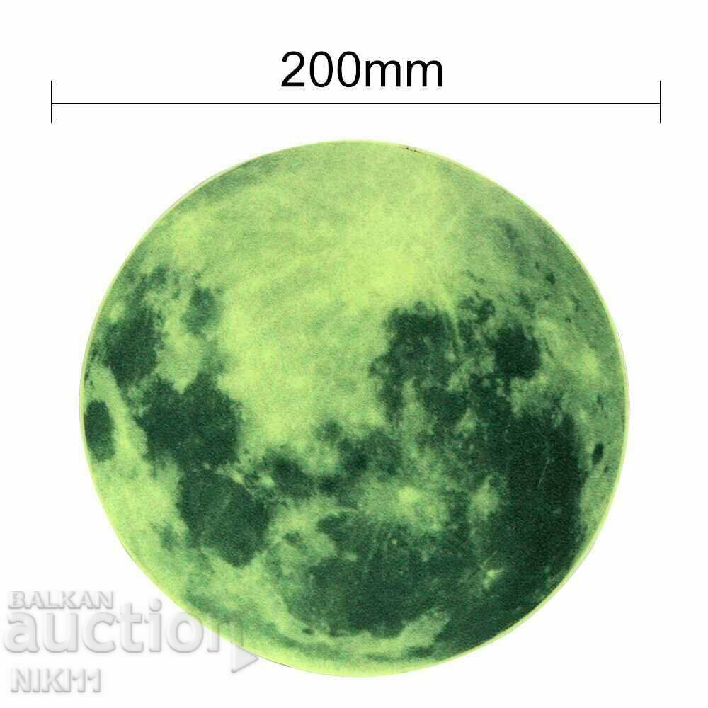 Luminous sticker Moon, decoration for children's room with price 9.00 BGN | € 4.60 Luminous sticker Moon, decoration for children's room with price 9.00 BGN | € 4.60