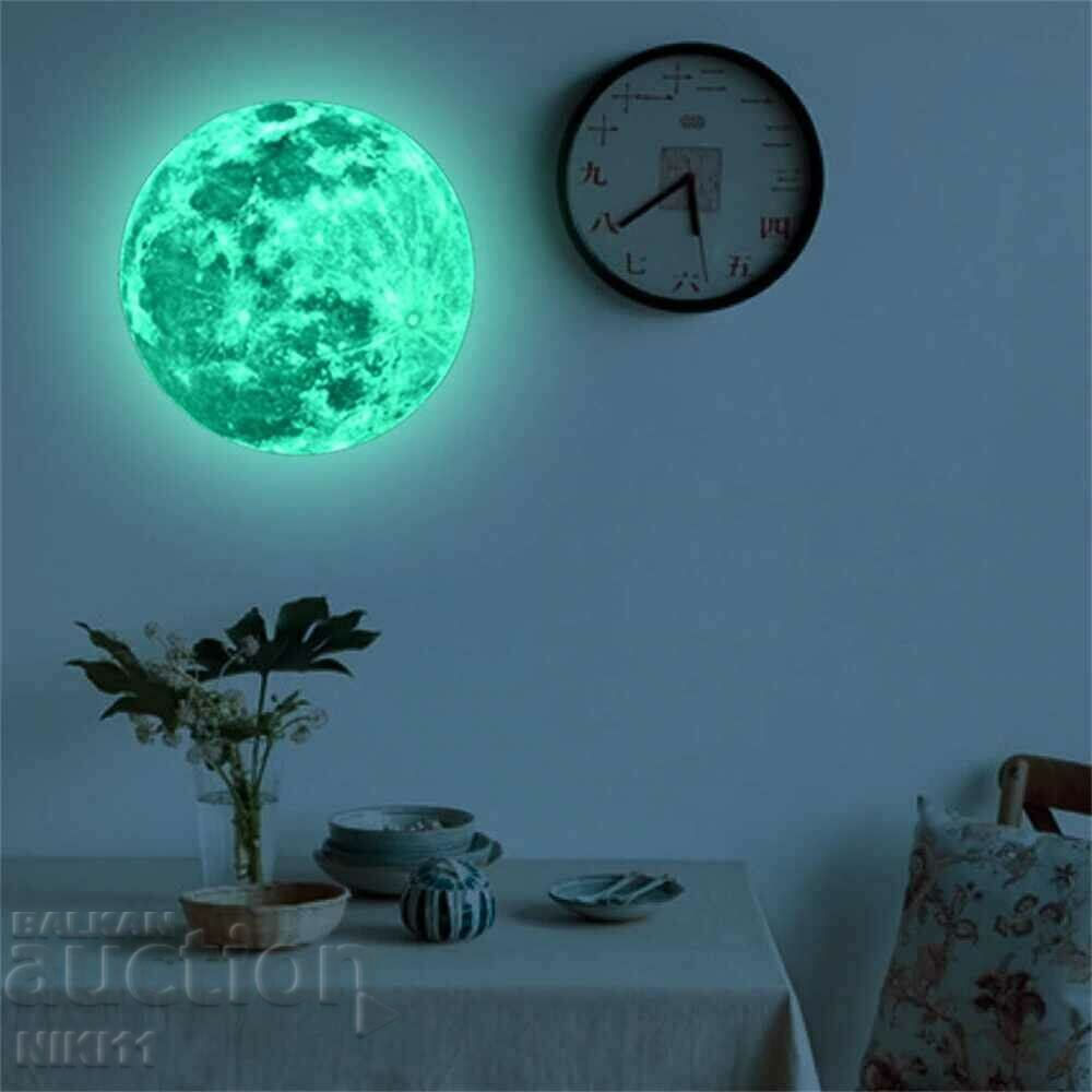 Auction Luminous sticker Moon, decoration for children's room Auction Luminous sticker Moon, decoration for children's room