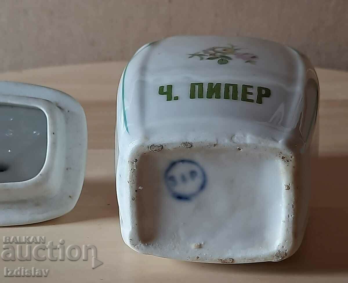 Porcelain pepper pot S.I.P 50 years - 5