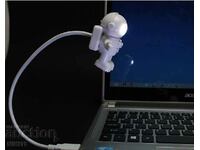 LED lamp astronaut, cosmonaut with USB