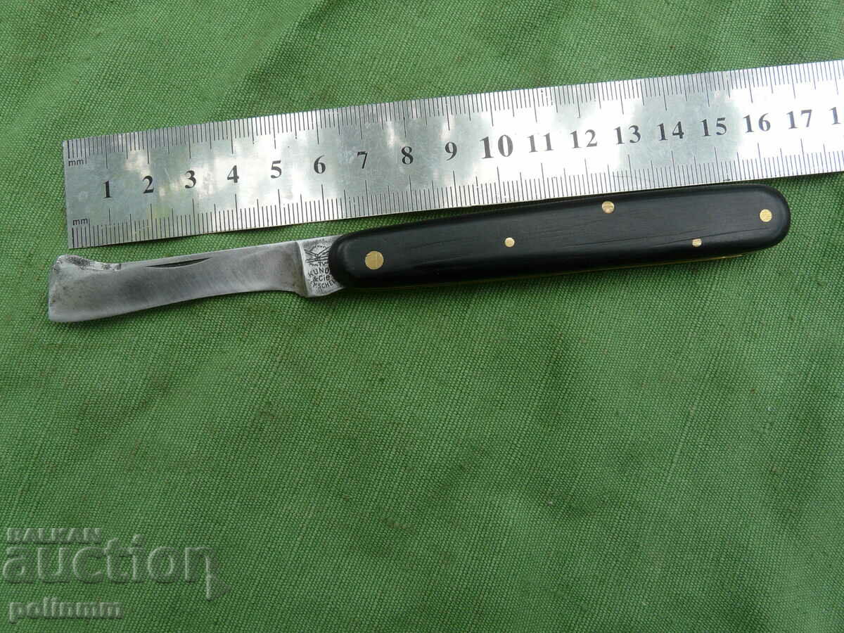 Παλαιό γερμανικό μαχαίρι οπωρώνα KUNDE - 4