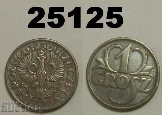 Poland 1 grosz 1936