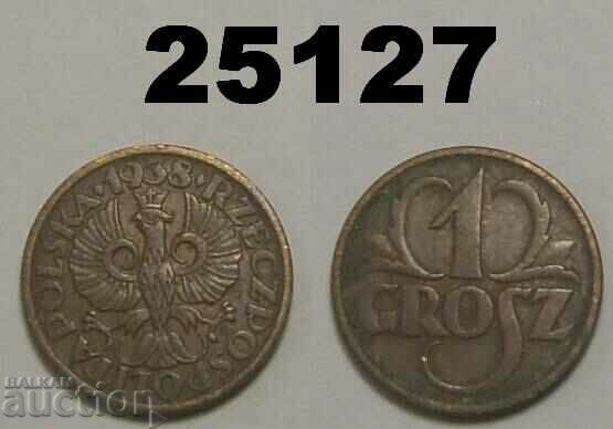 Polonia 1 grosz 1938