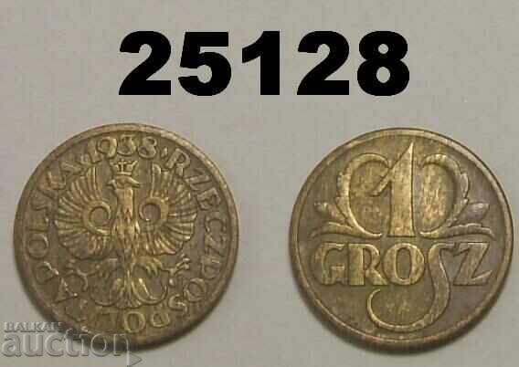 Полша 1 грош 1938