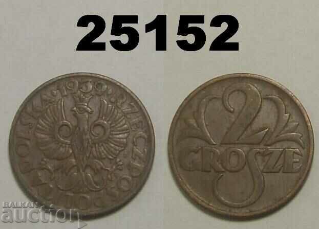 Πολωνία 2 groszy 1939