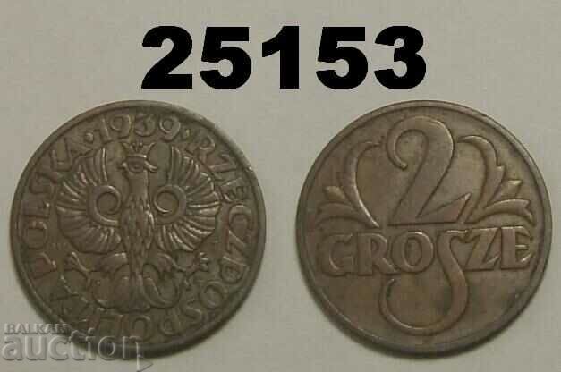 Polonia 2 groszy 1939