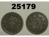 Switzerland 2 Rapen 1866