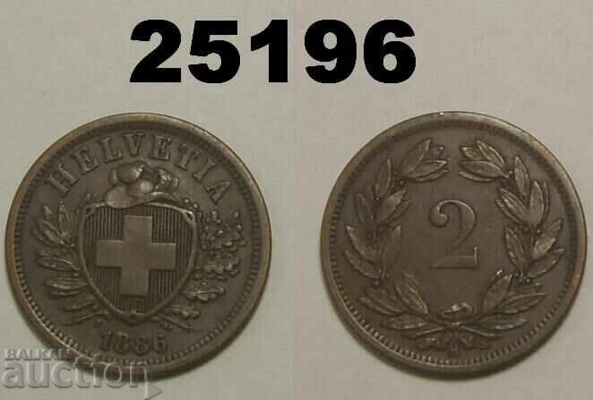 Elveția 2 rapen 1886