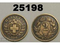 Switzerland 2 Rapen 1890