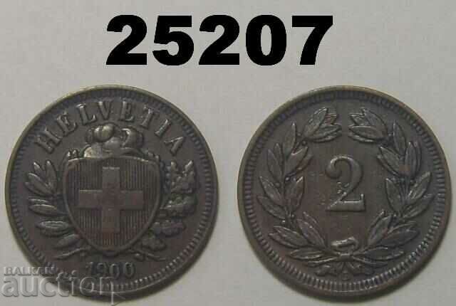 Швейцария 2 рапен 1900