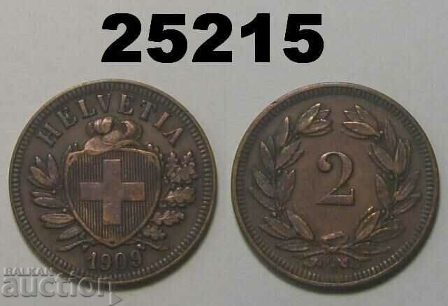 Switzerland 2 Rapen 1909