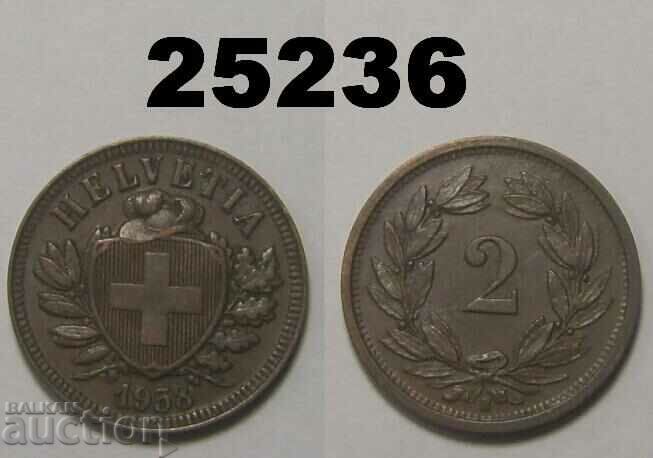 Switzerland 2 Rapen 1938