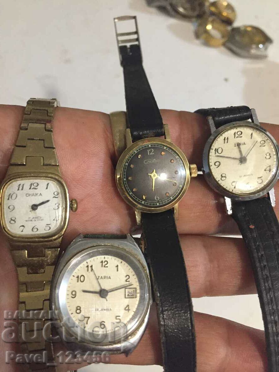 4 pcs. Russian watches - NOT working