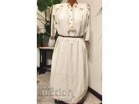 Authentic Antique Herzoic Shirt Dress from Folk Costume