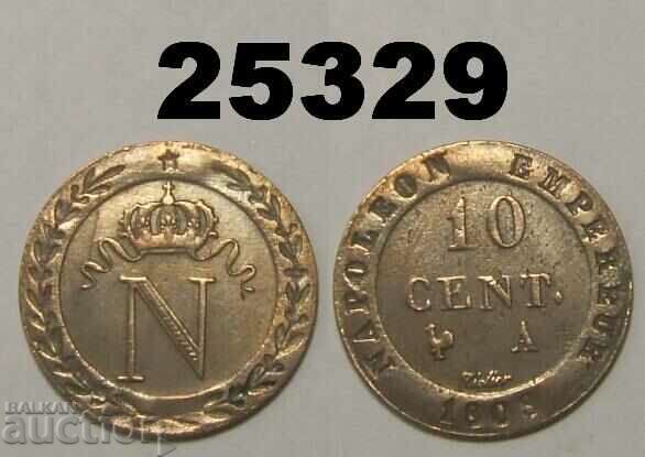 France 10 centimes 1808 A Excellent