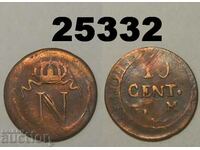 Franța contrafăcută 10 centimes 18... M