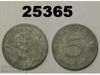 Германия 5 пфенига 1947 D цинк