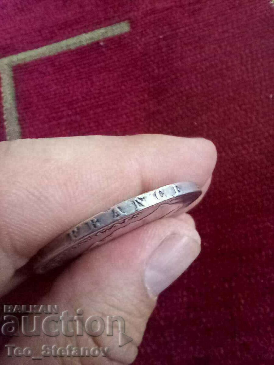 5 Francs 1834 France Silver - 5