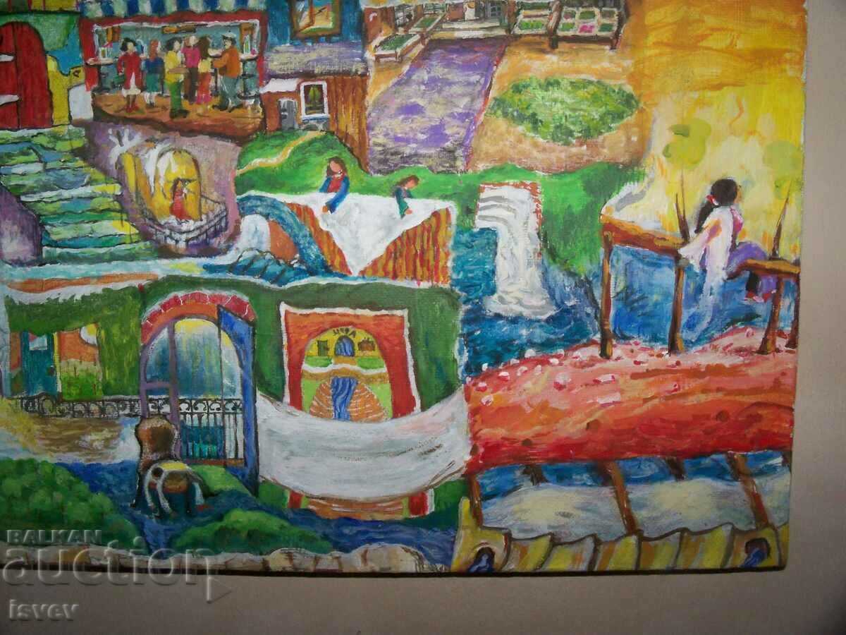 "In harmony with nature" painting by hud. Desislava Ilieva - 5 "In harmony with nature" painting by hud. Desislava Ilieva - 5