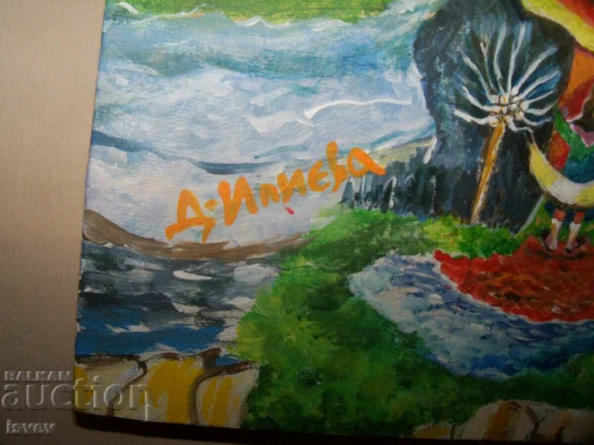 "In harmony with nature" painting by hud. Desislava Ilieva - 7 "In harmony with nature" painting by hud. Desislava Ilieva - 7