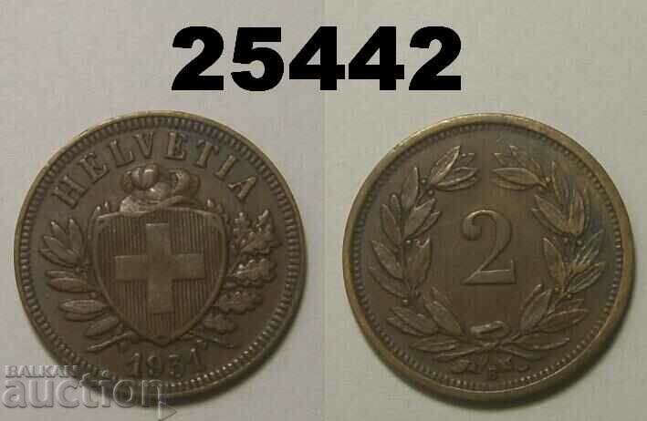 Switzerland 2 Rapen 1931