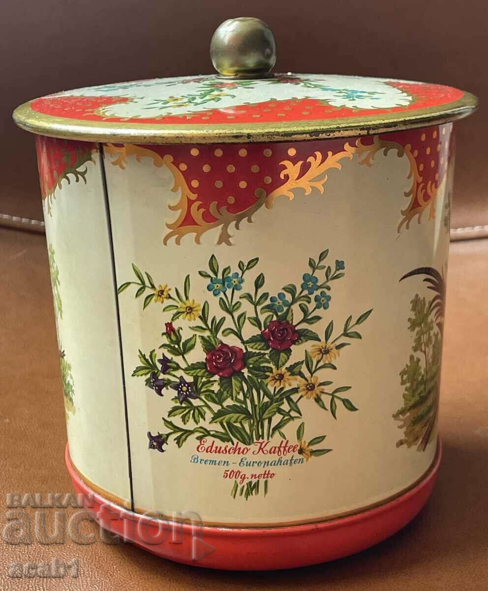 An old box from Eduscho Kaffee with price 29.99 BGN | € 15.33