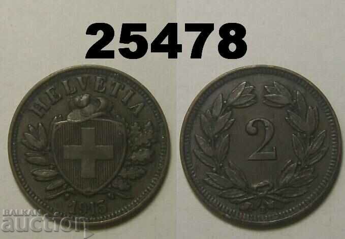 Switzerland 2 Rapen 1913