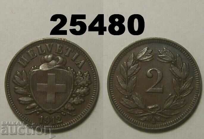 Switzerland 2 Rapen 1912