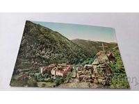 Postcard Rila Monastery General view 1961