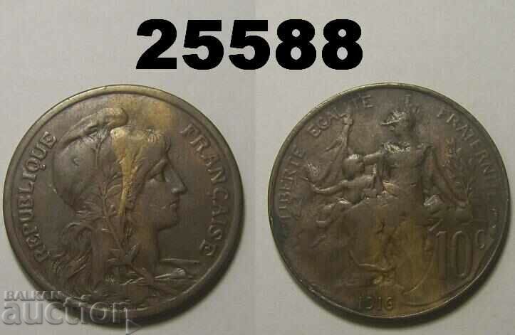 Γαλλία 10 σεντς 1916