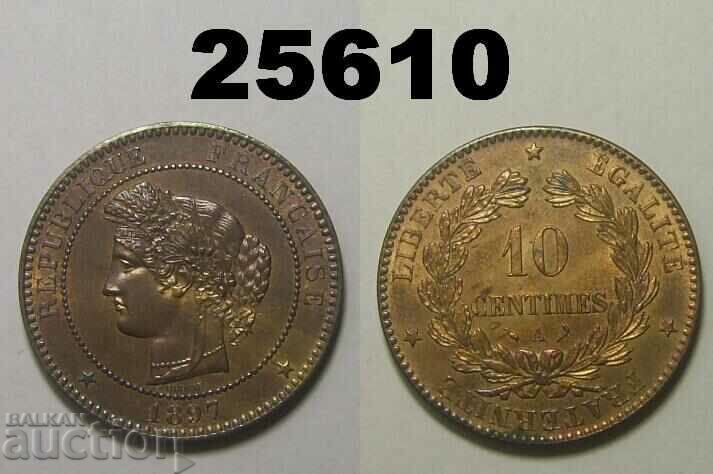 Franța 10 centimes 1897 A