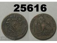 Belgium 1 centime 1860