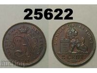 Belgia 2 centimes 1912