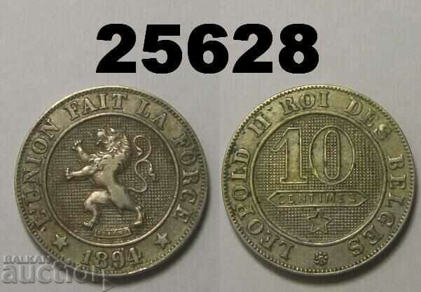 Belgia 10 centimes 1894