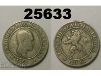 Belgia 20 centima 1861