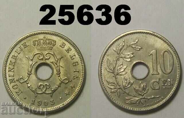 Belgium 10 centimes 1903