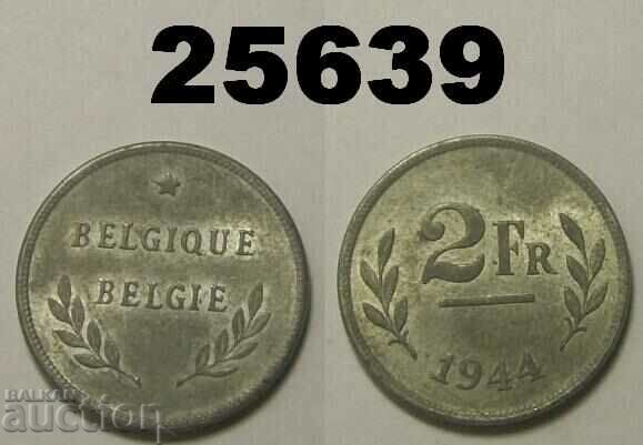 Belgium 2 franca 1944