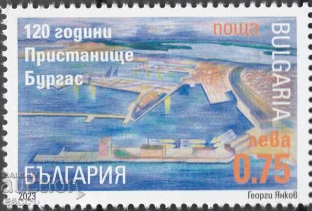 Brand pur 120 de ani Portul Burgas 2023 din Bulgaria
