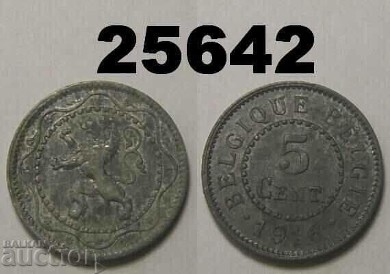 Belgium 5 centimes 1916