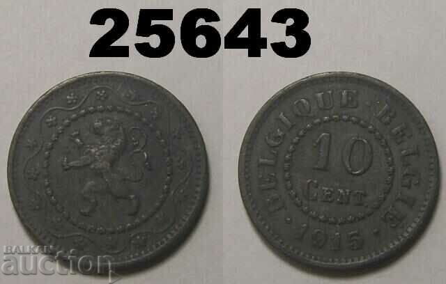 Belgia 10 centimes 1915