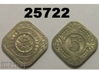 Ολλανδικές Αντίλλες 5 σεντς 1962