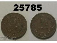 Холандия 1/2 цент 1885
