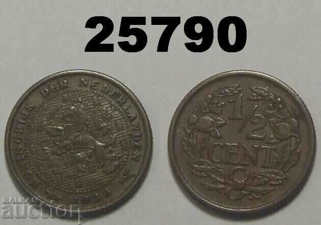 Холандия 1/2 цент 1936