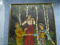 Russian Soviet painting - metal