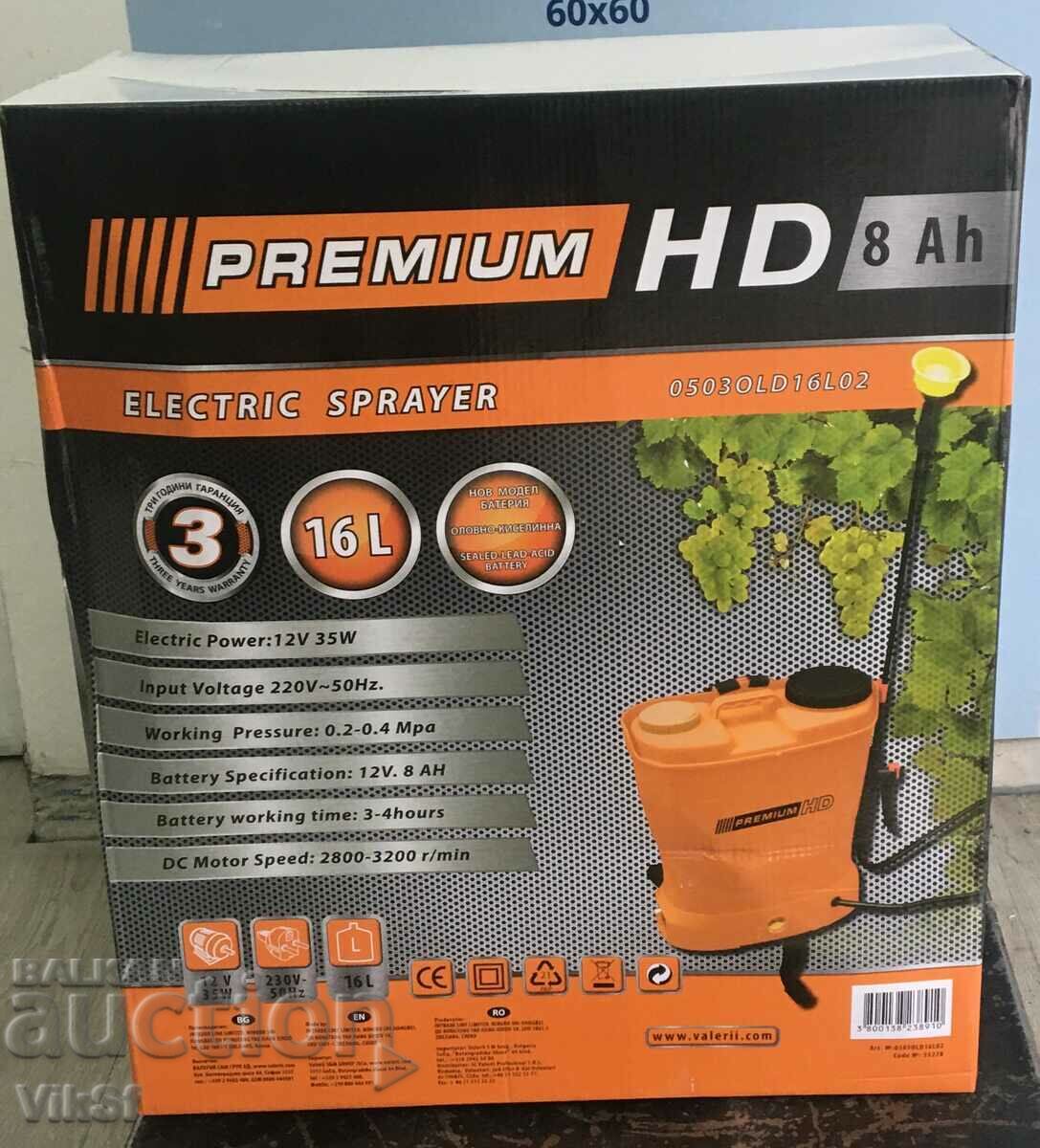 Accumulator sprayer PREMIUM 16L with price 84.50 BGN | € 43.20 Accumulator sprayer PREMIUM 16L with price 84.50 BGN | € 43.20
