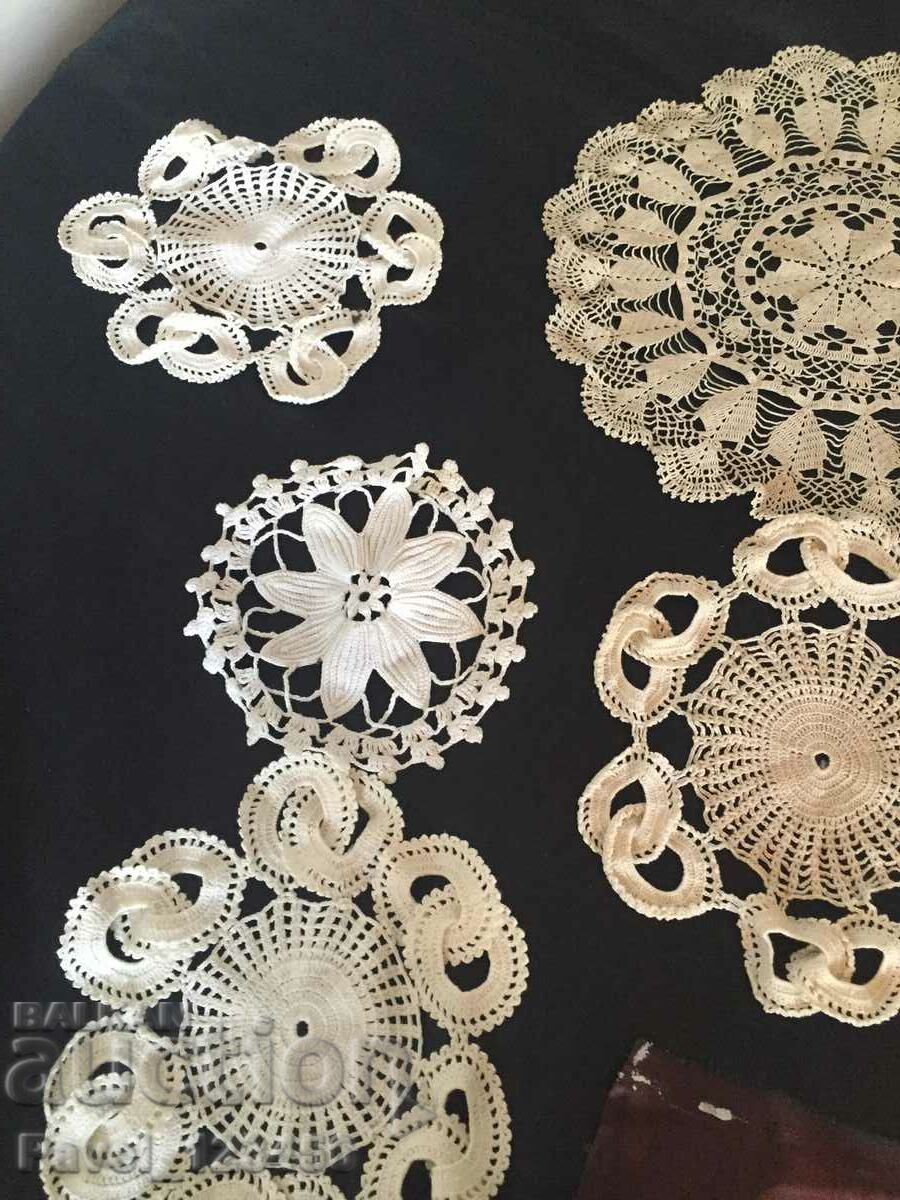 Lot crocheted carriage - 5 Lot crocheted carriage - 5