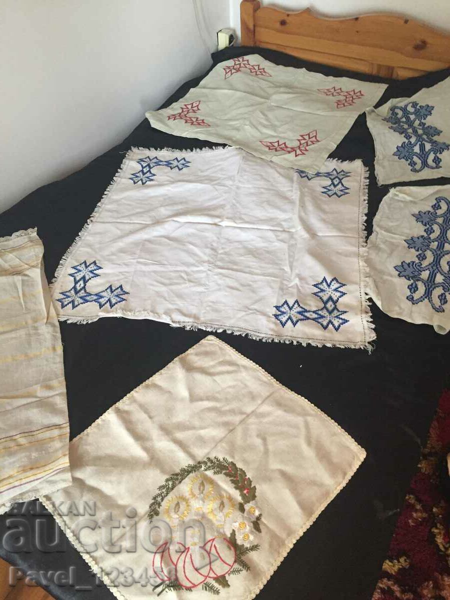Lot of Bulgarian embroidery