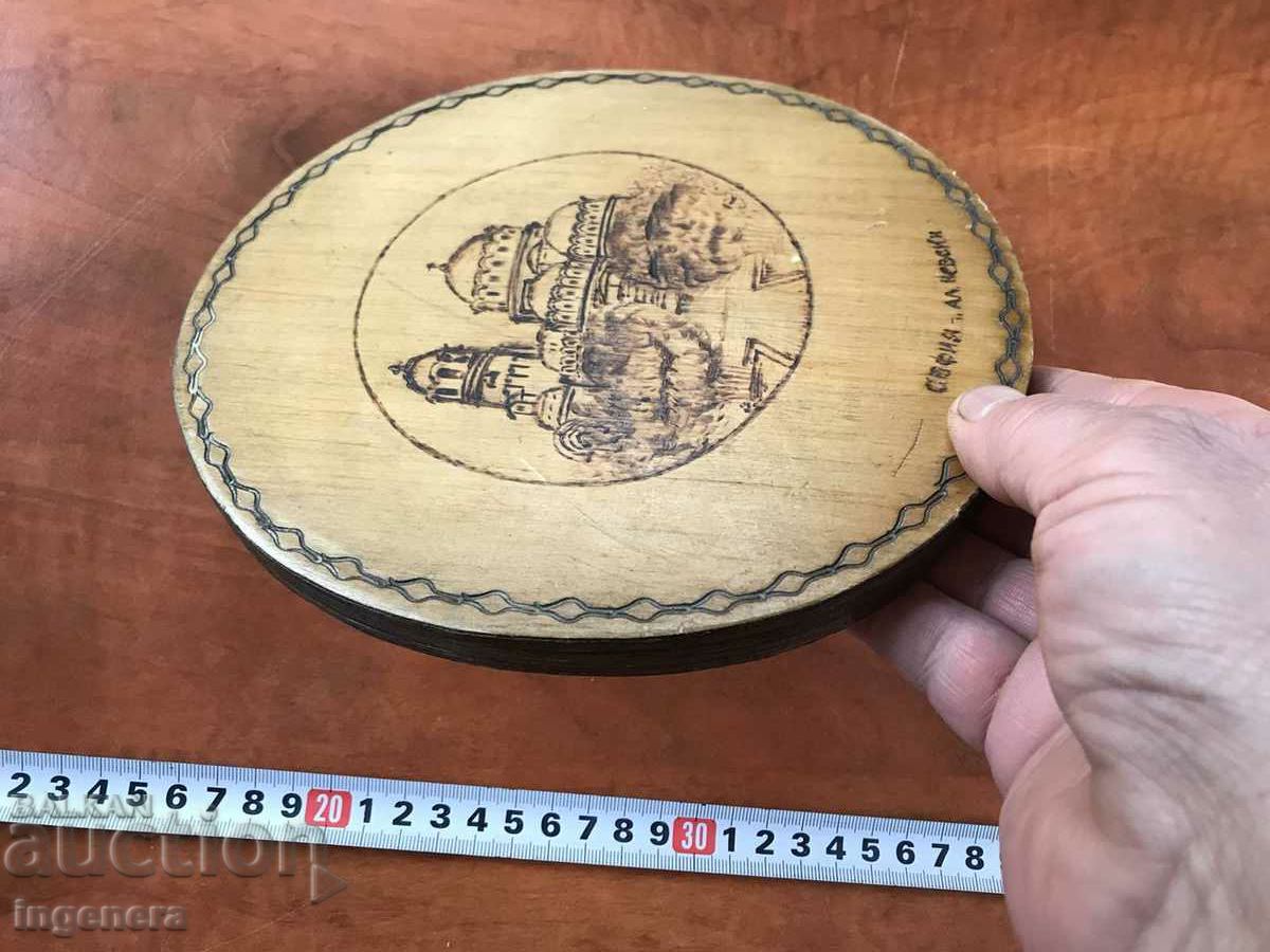 Delivery of PANEL WOOD PYROGRAPHY SOFIA ALEXANDER NEVSKY Delivery of PANEL WOOD PYROGRAPHY SOFIA ALEXANDER NEVSKY