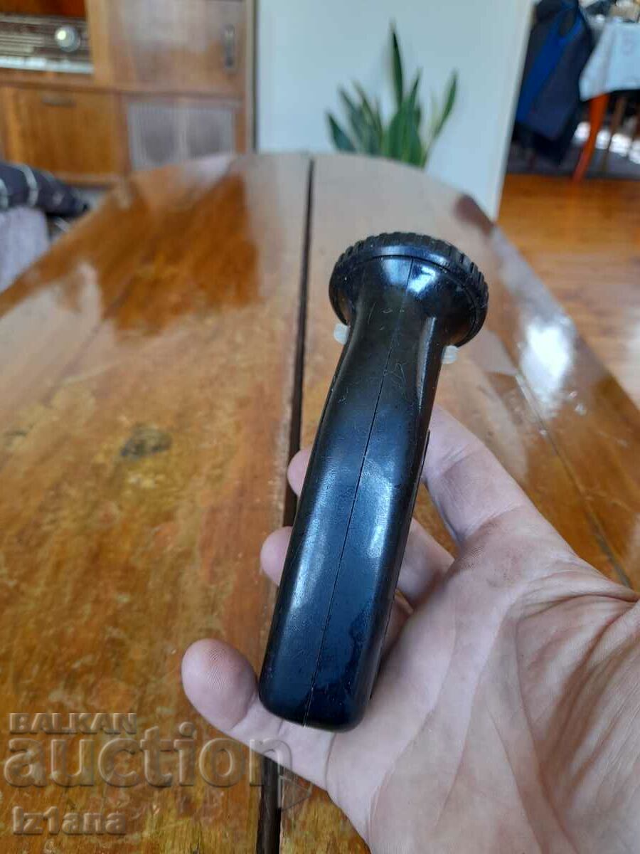 Auction Old torch with dynamo Auction Old torch with dynamo